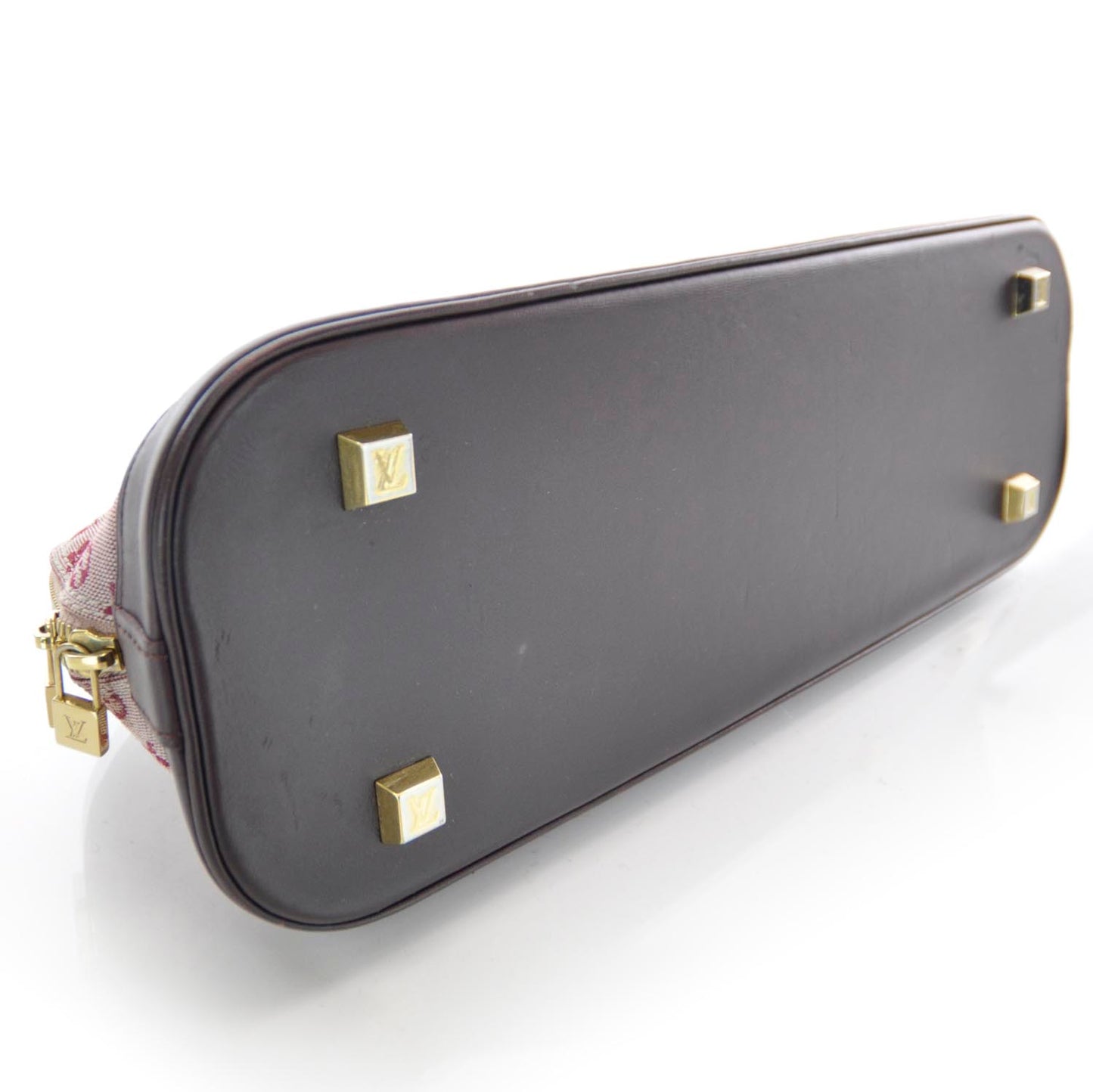 Mini Monogram Alma Long Cherry