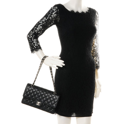 Chanel Caviar Quilted Medium Double Flap Black 2 of 7