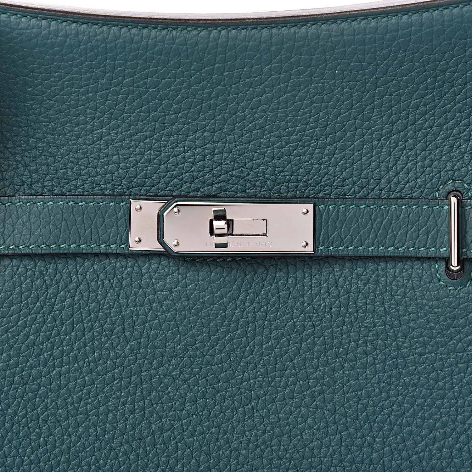 Hermes Taurillon Clemence Jypsiere 28 Malachite 10 of 11