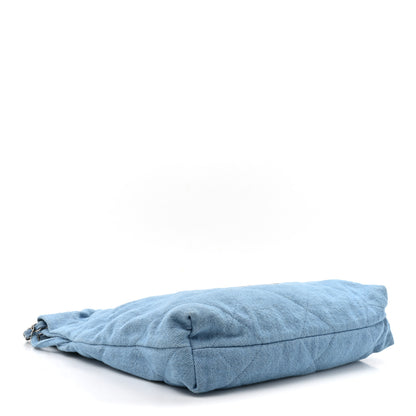 Chanel Denim Quilted Chanel 22 Light Blue 5 of 11