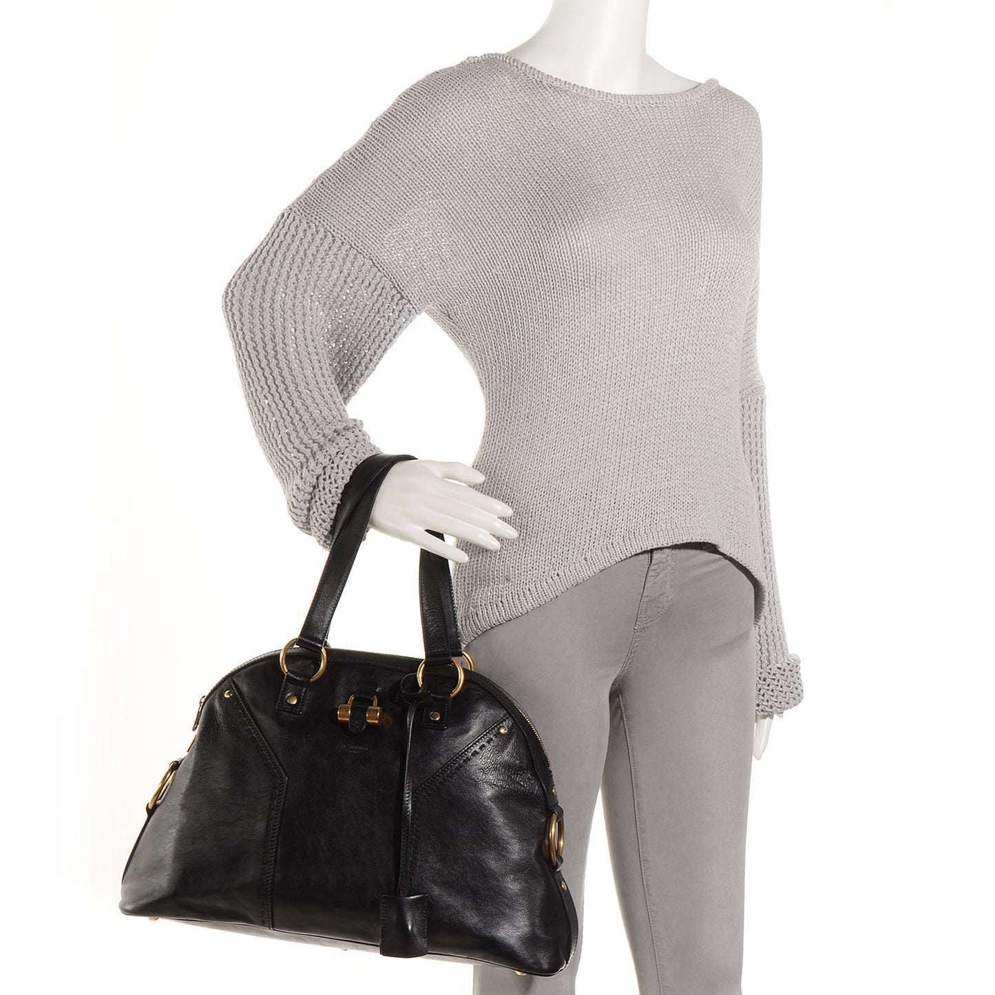 Calfskin Large Muse Black