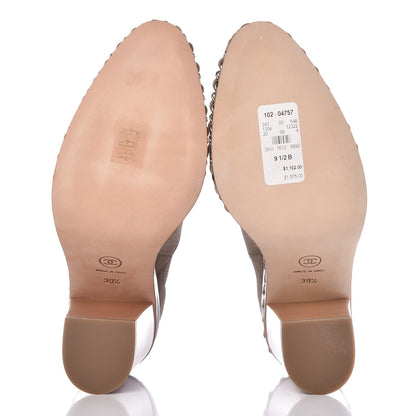 Chanel Suede Chain Around Elastic Boots 39.5 Light Brown 5 of 10