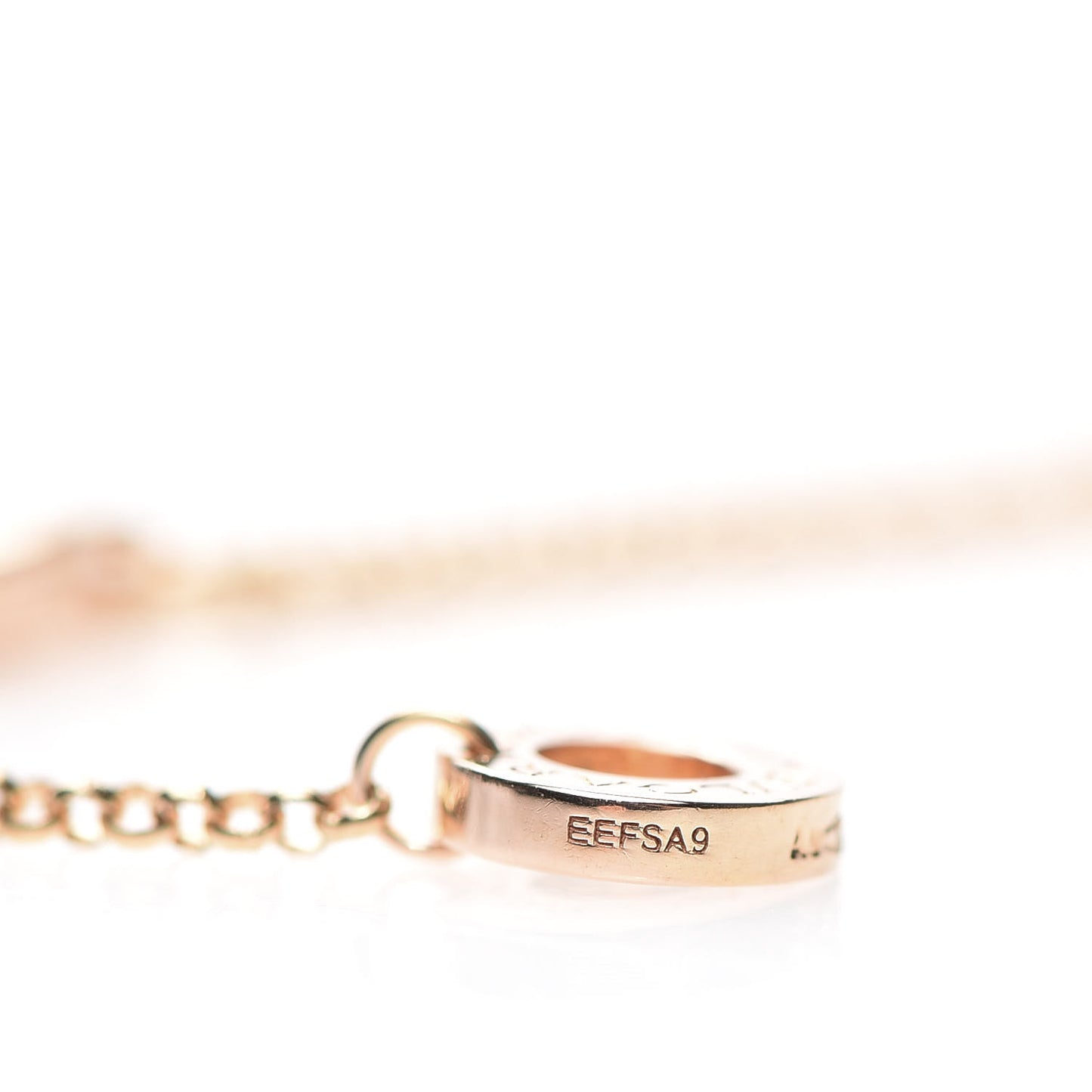 18K Rose Gold Mother of Pearl BVLGARI BVLGARI Pendant Necklace