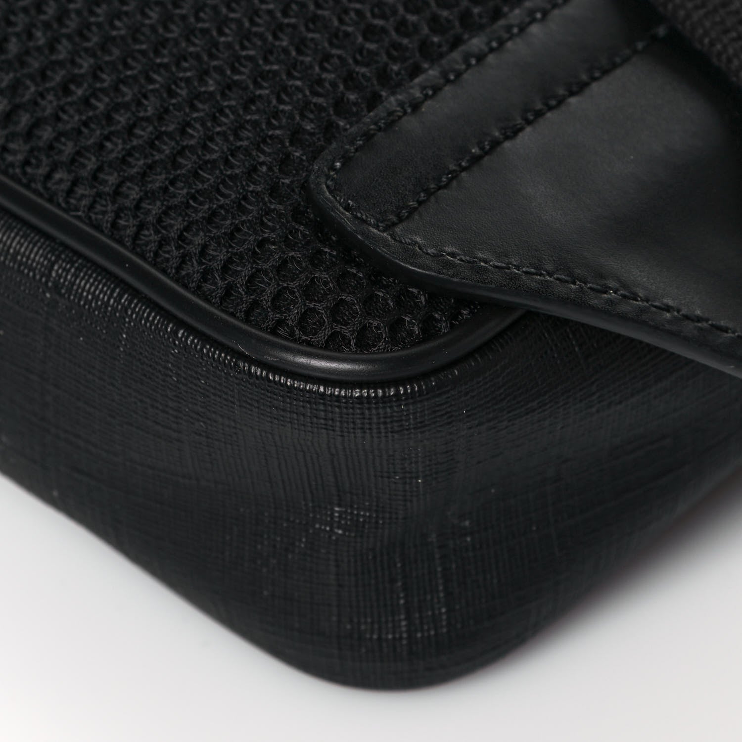 Gucci Soft GG Supreme Monogram Web Belt Bag Black Grey 12 of 13