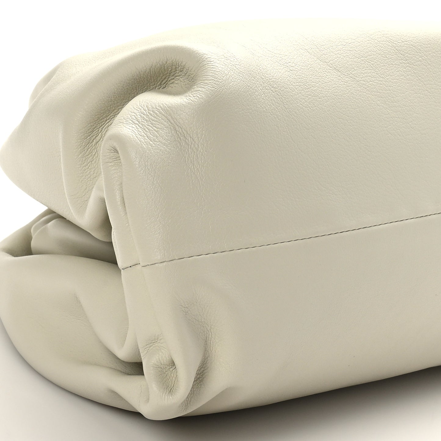 Smooth Butter Calf The Pouch Oversized Clutch Plaster