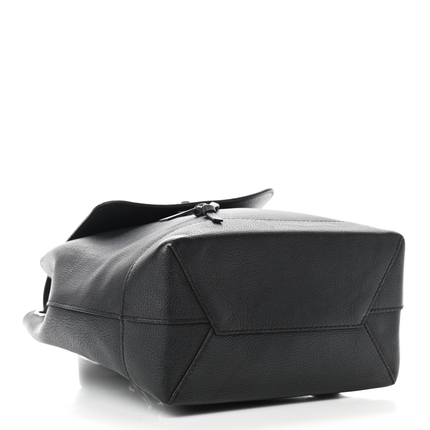 Calfskin Lockme Backpack Black