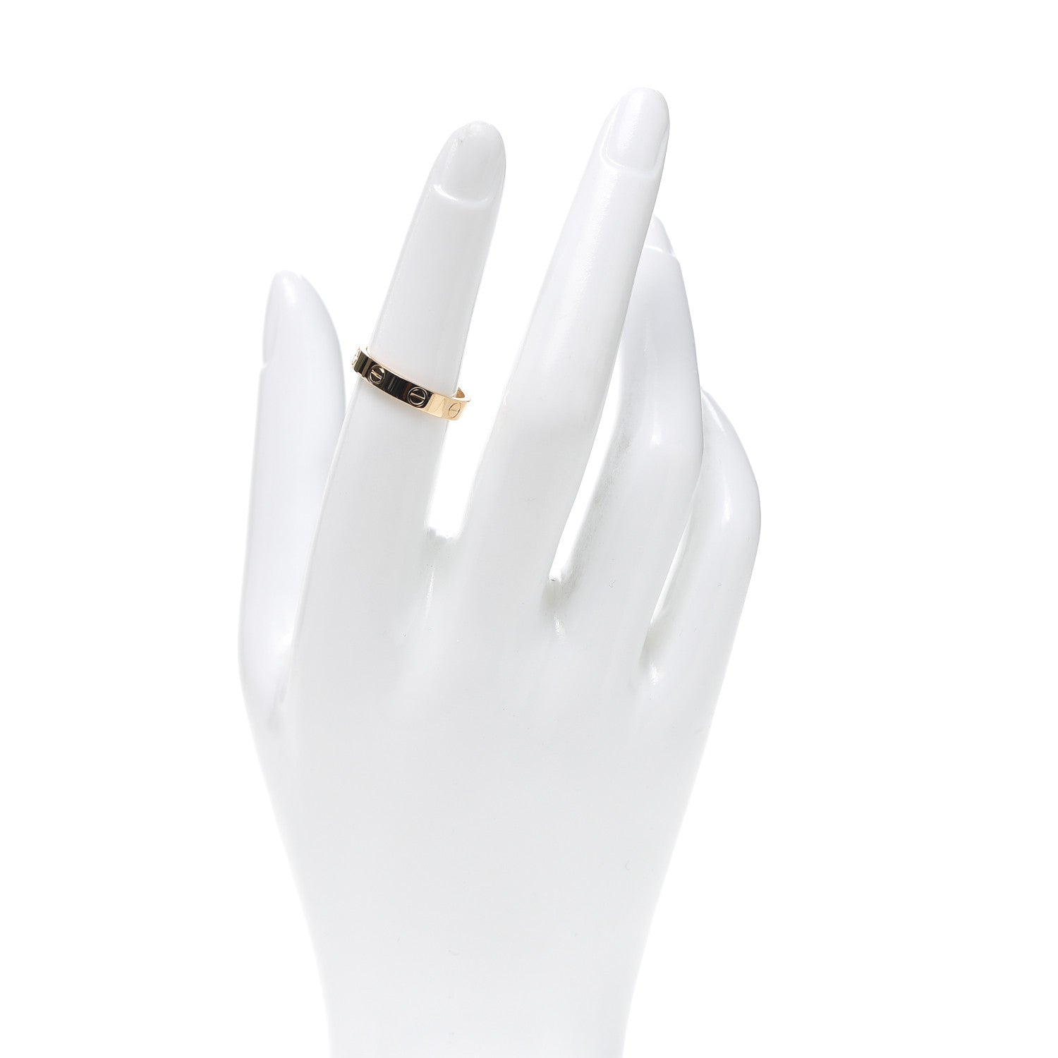 Cartier 18K Yellow Gold 3.5mm LOVE Wedding Band Ring 52 6 2 of 5
