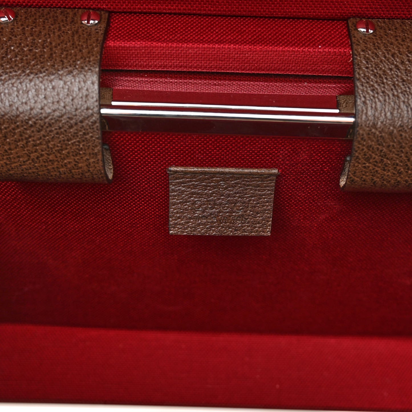 GG Supreme Monogram Globe-Trotter Beauty Case Brown