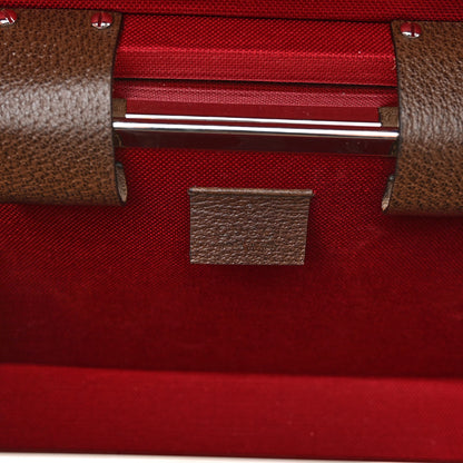 Gucci GG Supreme Monogram Globe-Trotter Beauty Case Brown 7 of 12