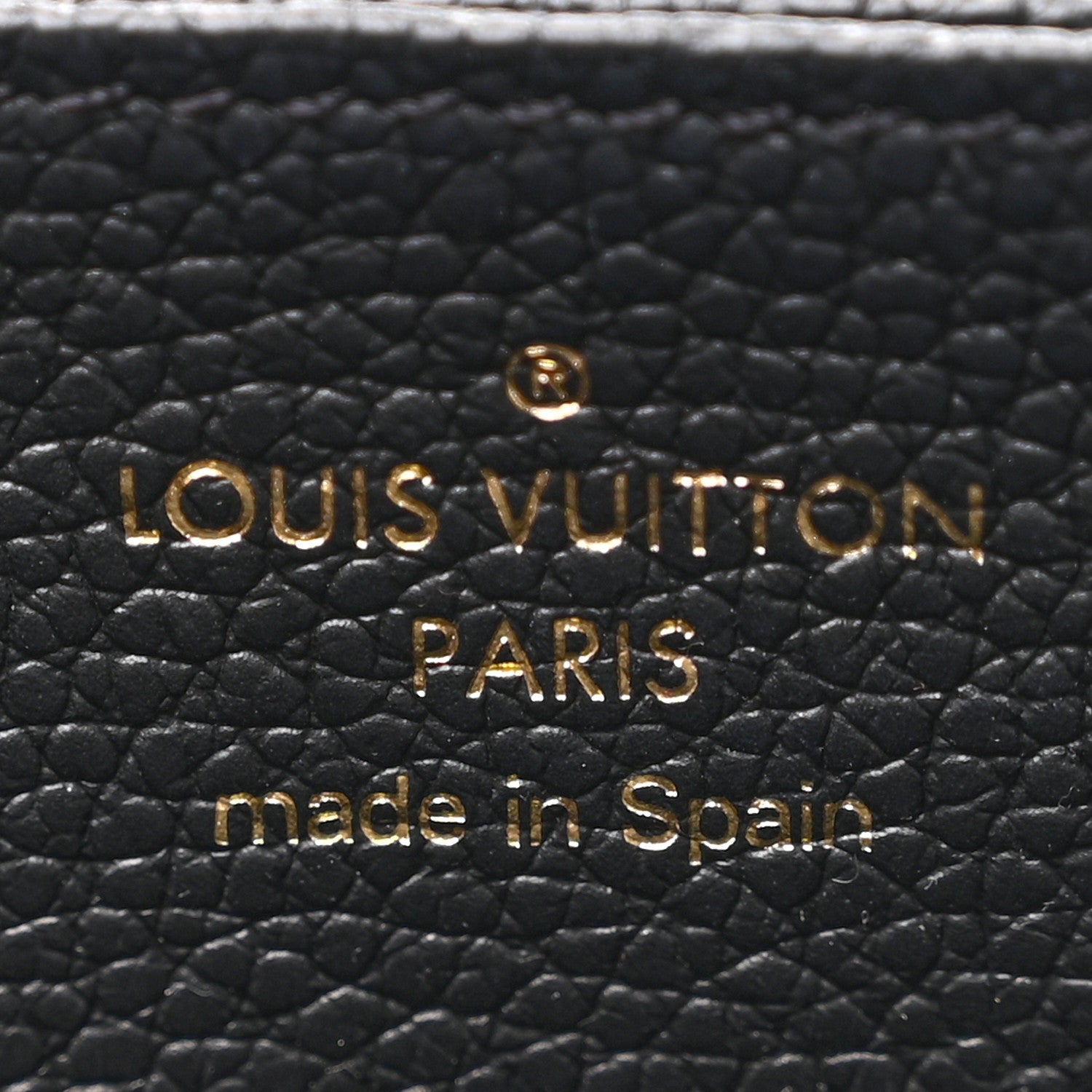 Louis Vuitton Empreinte Monogram Giant Zippy Wallet Black Beige 6 of 7