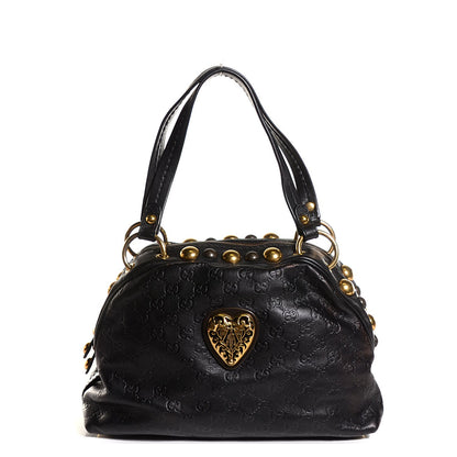 Gucci Guccissima Medium Babouska Dome Bag Black 1 of 9