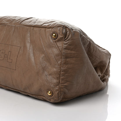 Saint Laurent Calfskin Y Tote Beige 8 of 13
