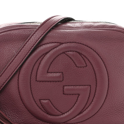 Gucci Pebbled Calfskin Small Soho Disco Bag Peonia Flower 8 of 10