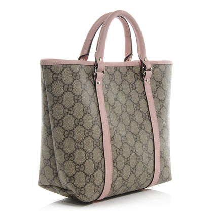 Gucci GG Supreme Monogram Childrens Tote Pink 3 of 12