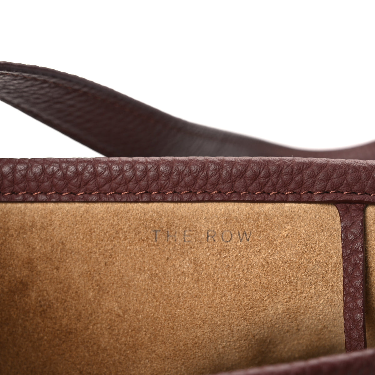 The Row Grained Calfskin Medium N/S Park Tote Cognac 7 of 10