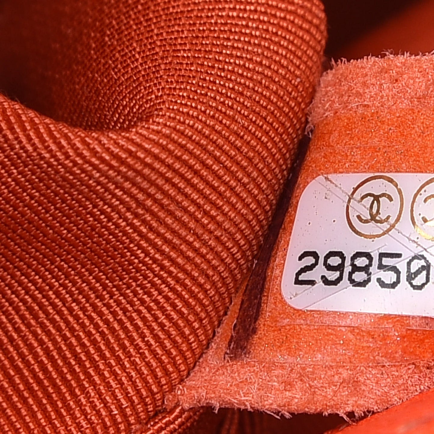 Caviar Quilted Small Boy Flap Orange