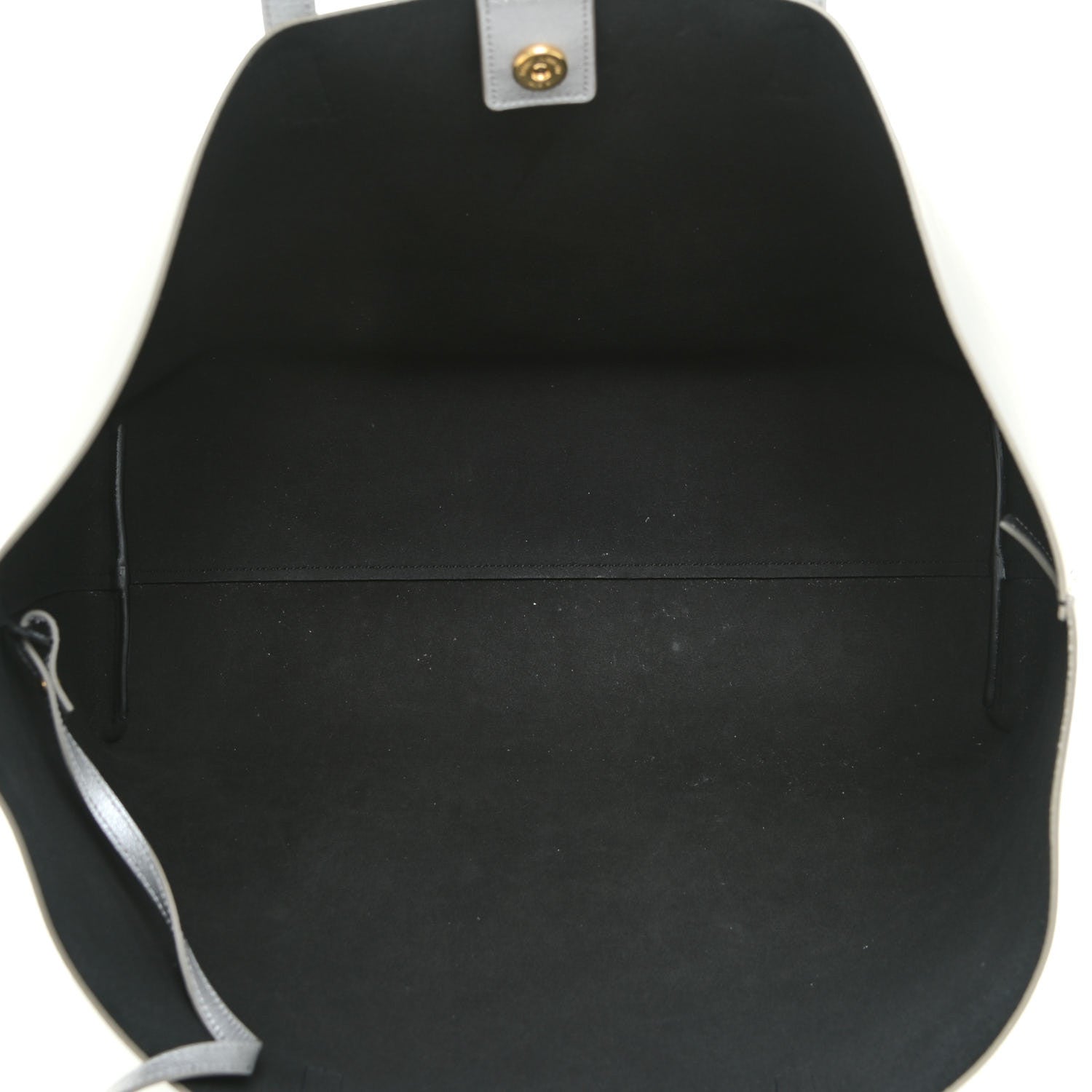 Saint Laurent Metallic Calfskin Large Shopping Tote Silver 8 of 17