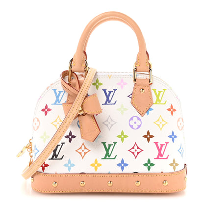 Louis Vuitton LV x TM Monogram Multicolor Alma BB White 1 of 10