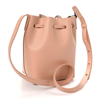Mansur Gavriel Caviar Mini Mini Bucket Bag Cipria 3 of 9