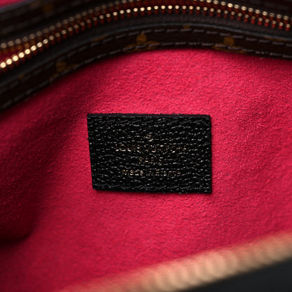 Louis Vuitton Calfskin Monogram Teddy Speedy Bandouliere 30 Black 6 of 8