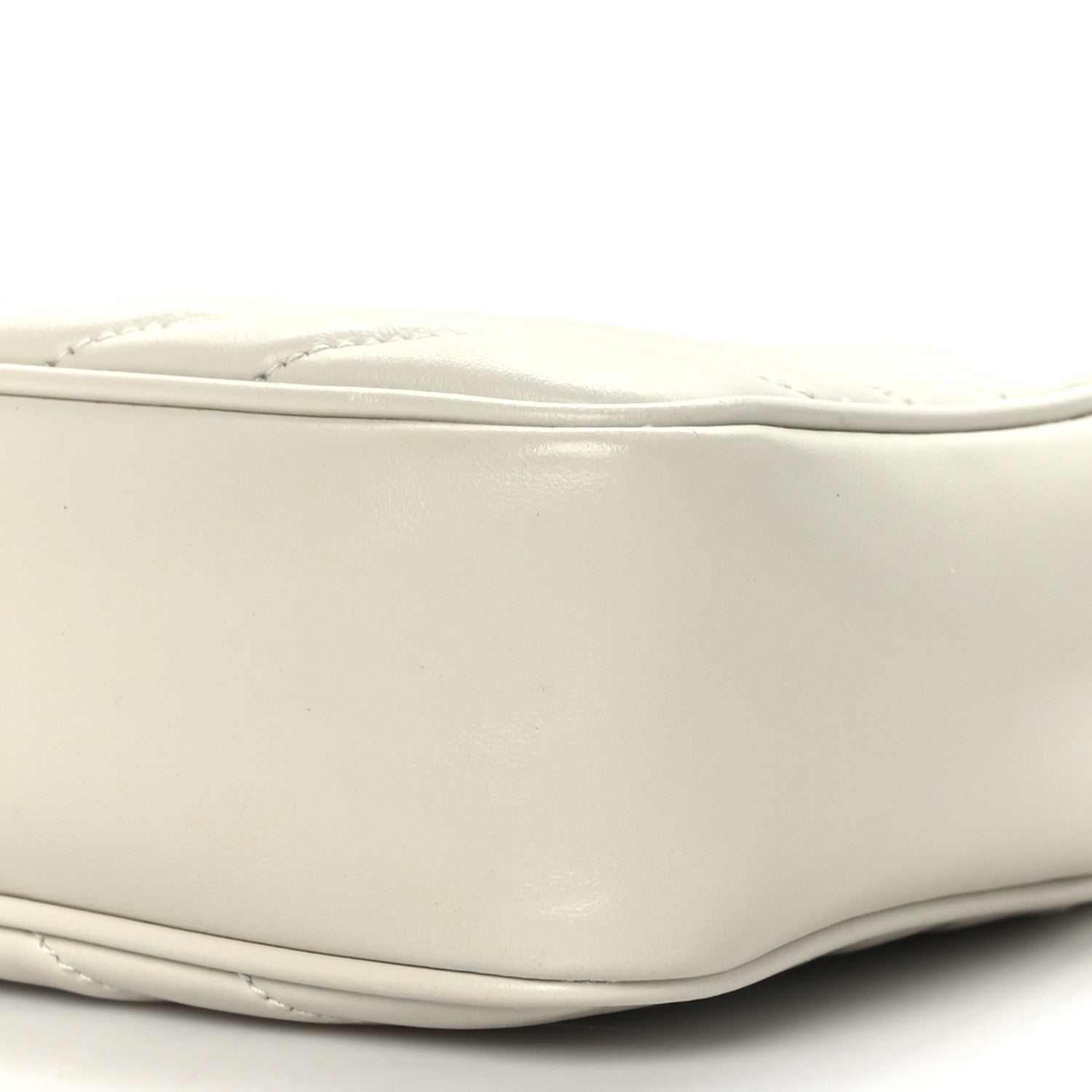 Saint Laurent Calfskin Matelasse Monogram Lou Camera Bag Blanc Vintage 9 of 9