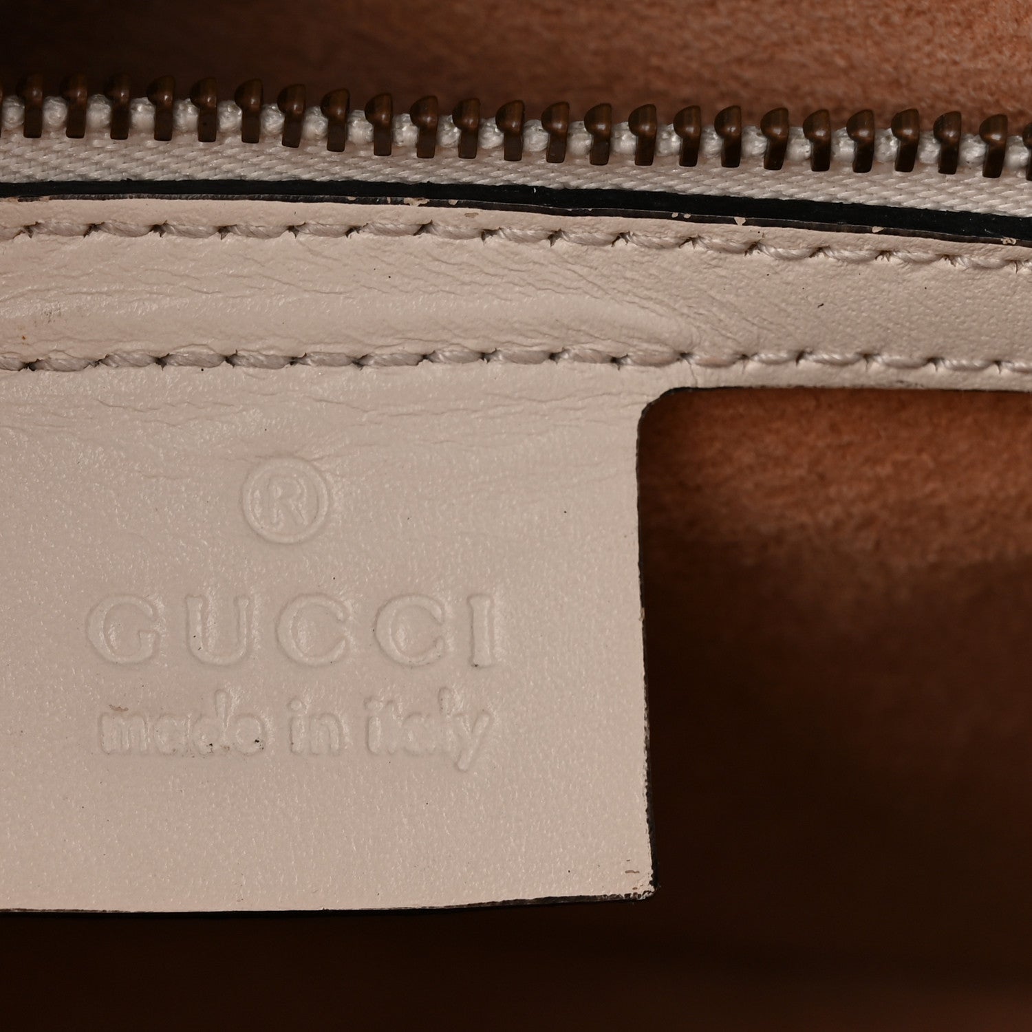 Gucci Calfskin Sylvie Web Small Queen Margaret Top Handle Bag Black White 6 of 10