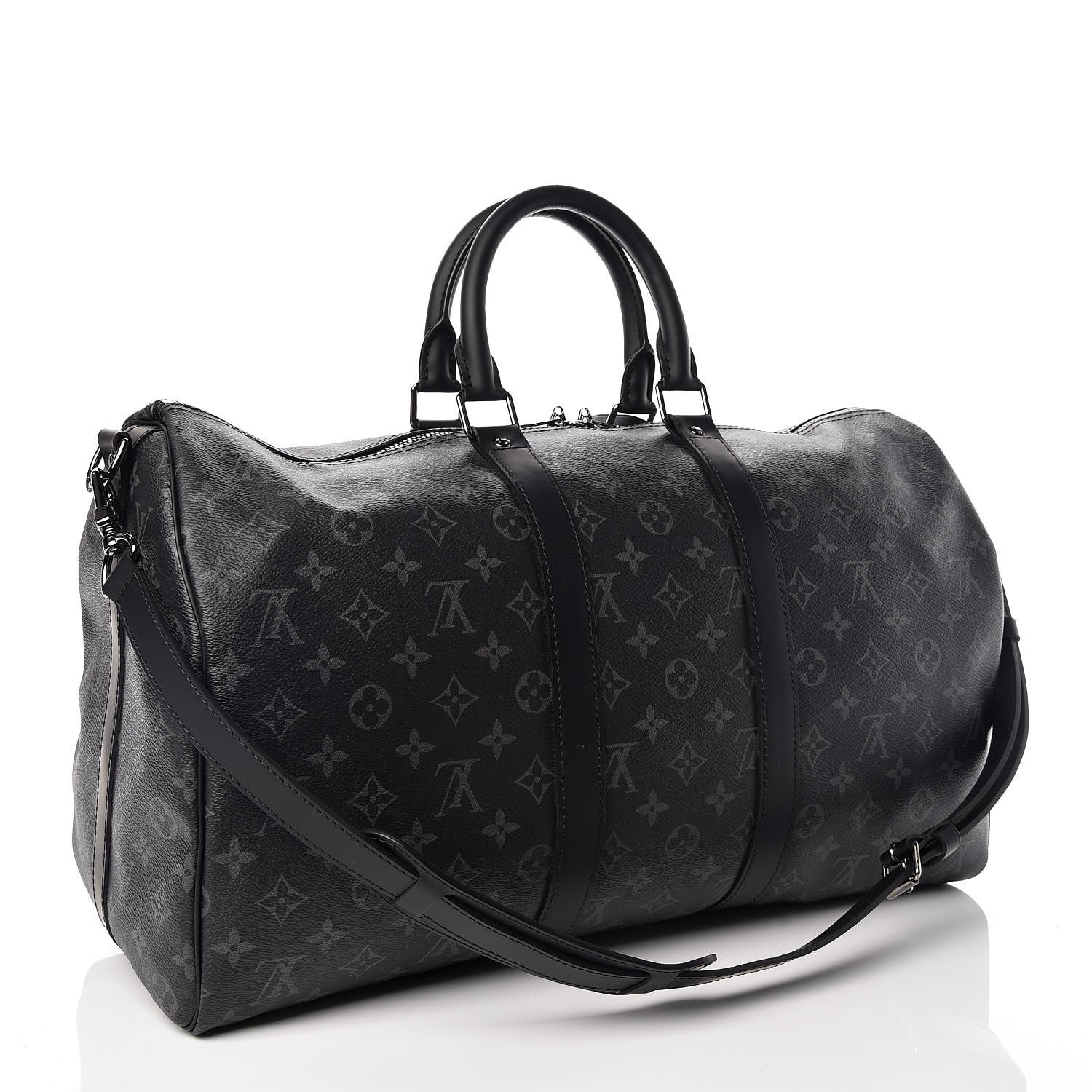 Louis Vuitton Monogram Eclipse Keepall Bandouliere 45 3 of 9