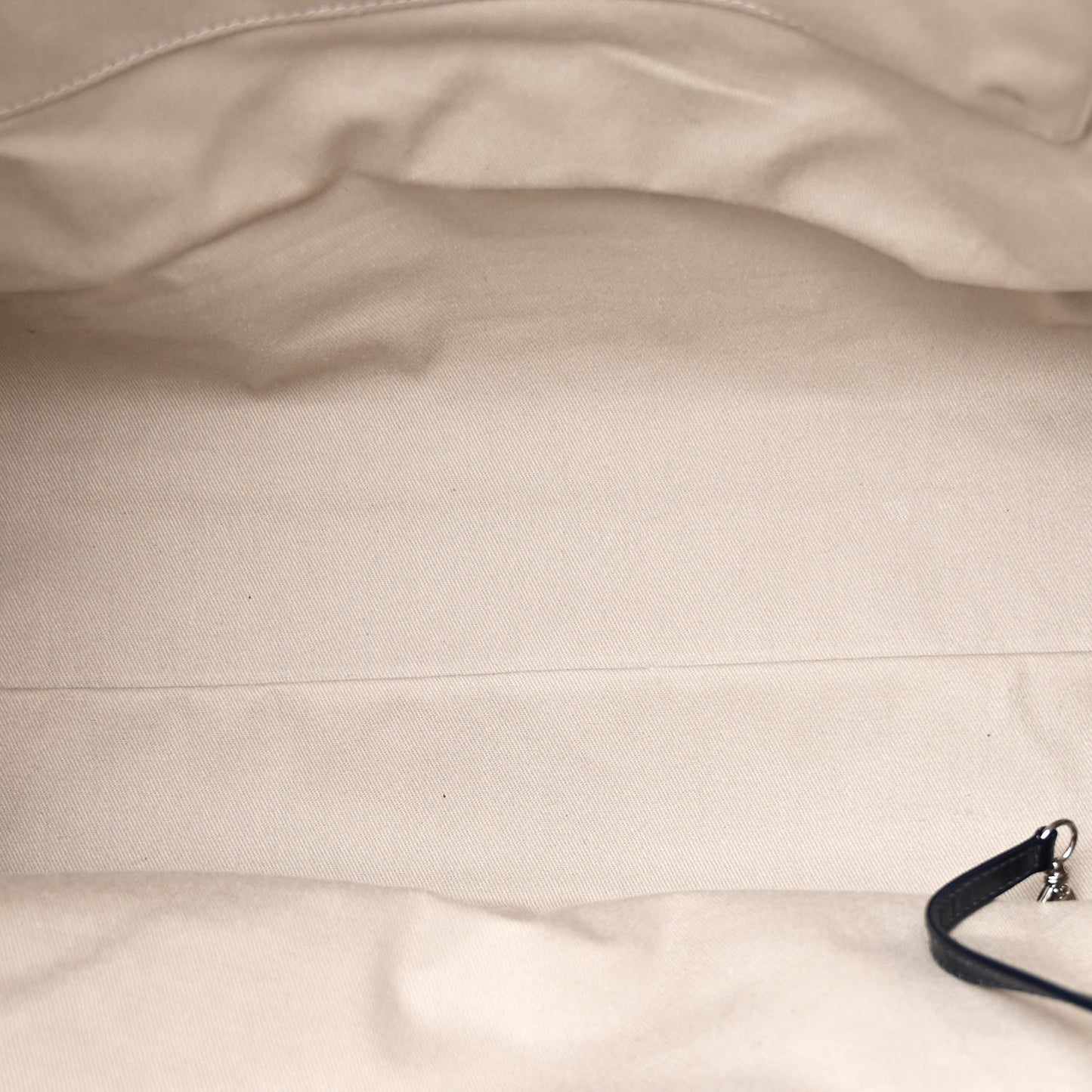 Glazed Calfskin Large Deauville Tote Blue