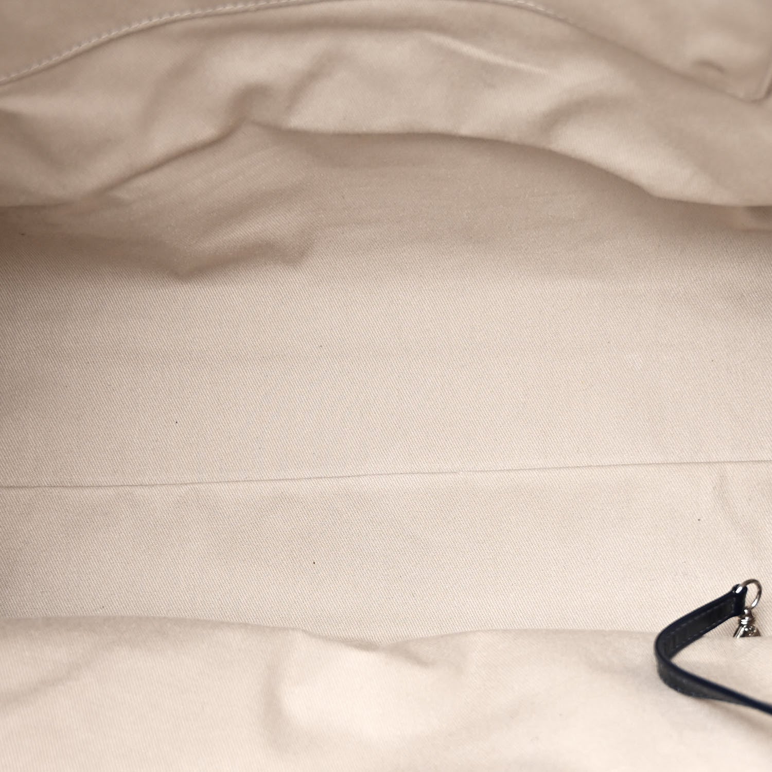 Chanel Glazed Calfskin Large Deauville Tote Blue 4 of 17