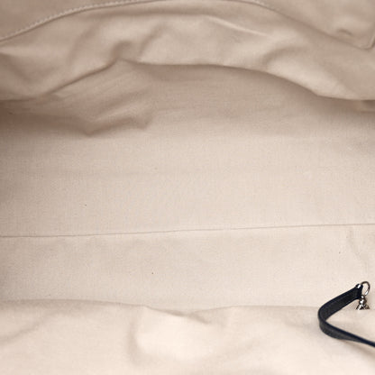 Chanel Glazed Calfskin Large Deauville Tote Blue 4 of 17