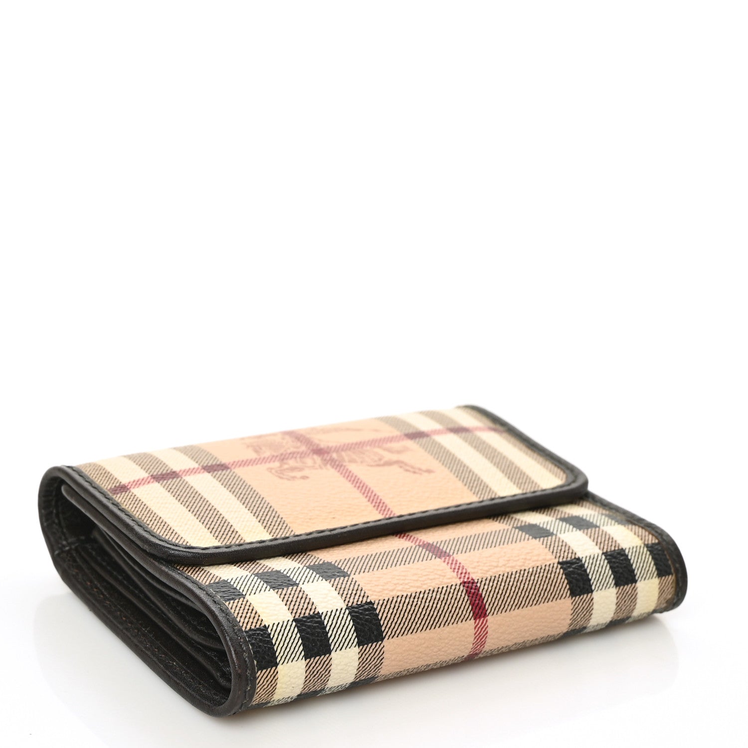 Burberry Haymarket Check Medium Bellfield ID Wallet Chocolate 4 of 7