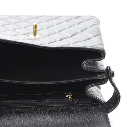 Chanel Caviar Quilted Medium Kelly Flap Black 4 of 11