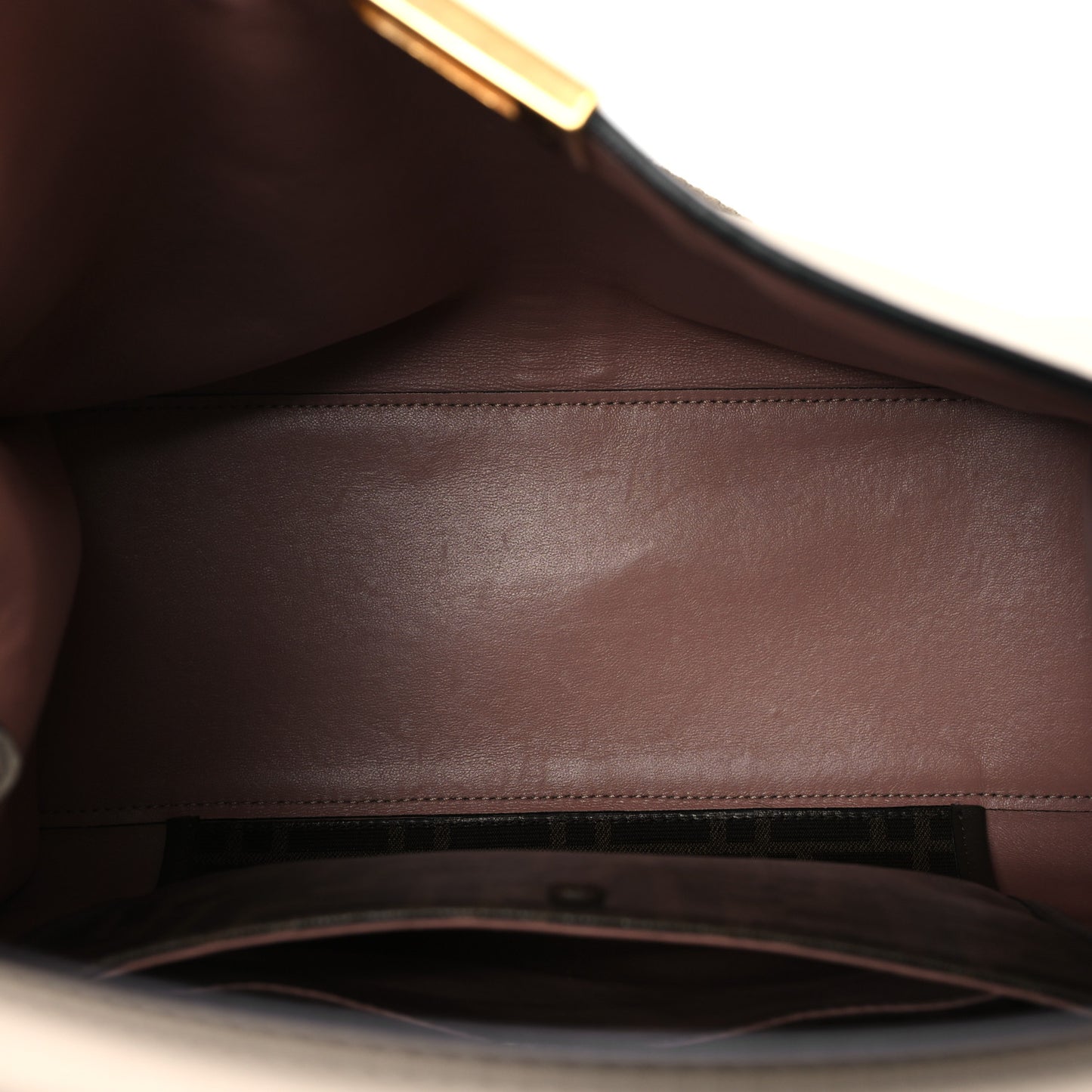 Vitello Seta Glazed Fabric FF 1974 Medium Peekaboo X-Lite Nuvola Mogano Panna