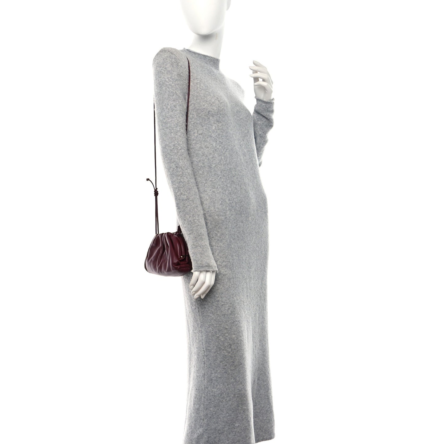 Butter Calfskin The Mini Pouch Bordeaux