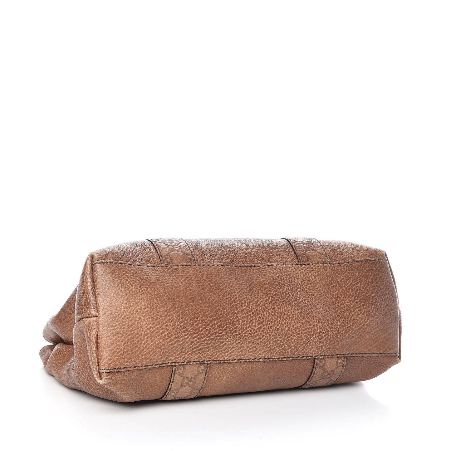 Calfskin Medium Bamboo Bar Tote Bag Brown