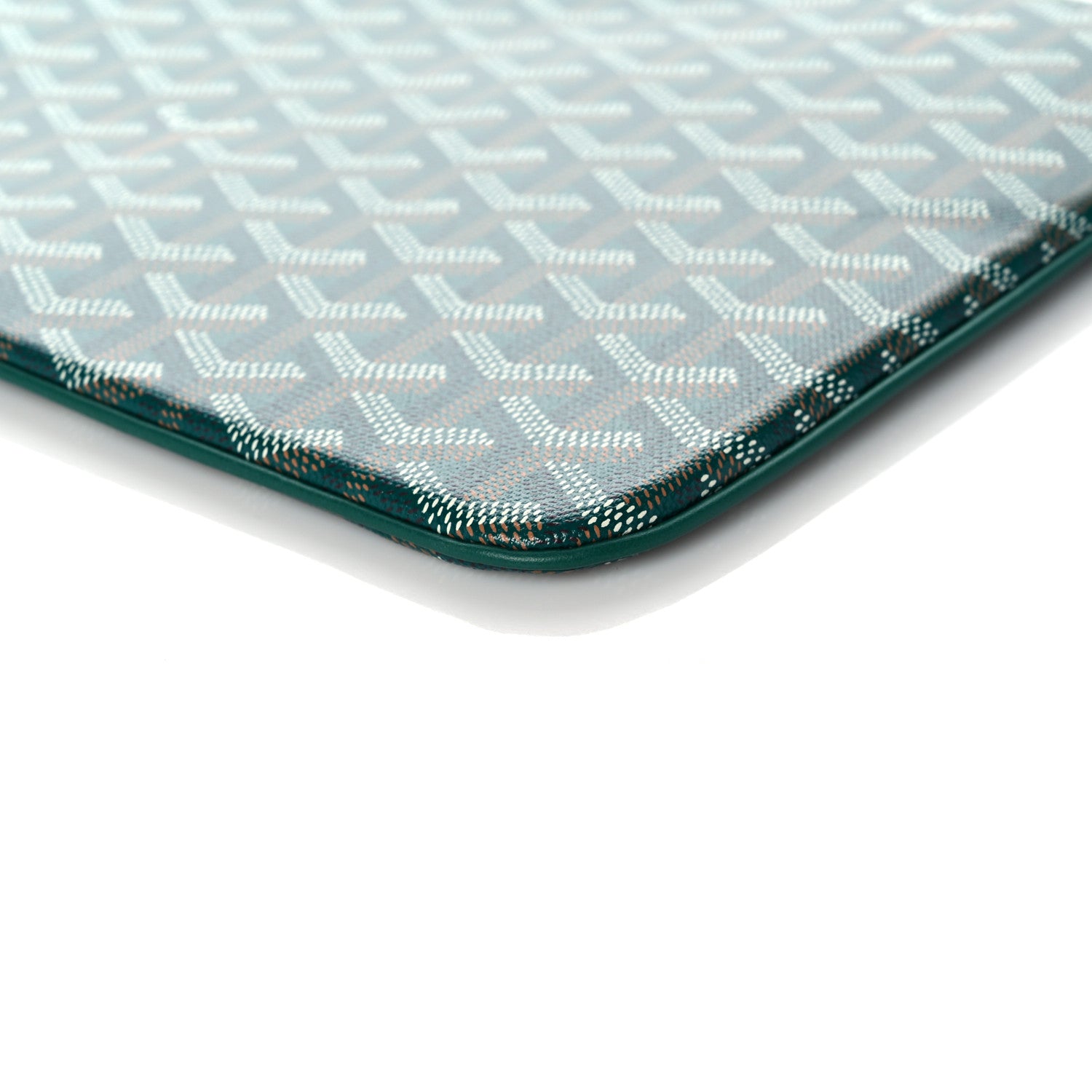 Goyard Goyardine Senat Pochette MM Green 9 of 10