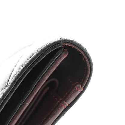 Chanel Lambskin Quilted Small Flap Wallet Black 12 of 12