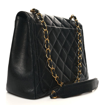Chanel Caviar Quilted Flap Shoulder Bag Black 3 of 11