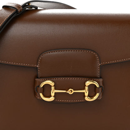 Gucci Azalea Calfskin Horsebit 1955 Shoulder Bag Brown Sugar 8 of 13