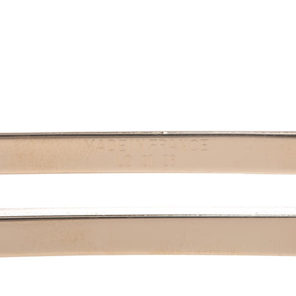 Hermes Brushed Polished Au Carre 32mm Double H Belt Buckle Gold 7 of 7