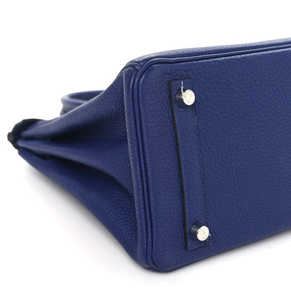 Hermes Togo Birkin 25 Bleu Encre 9 of 10