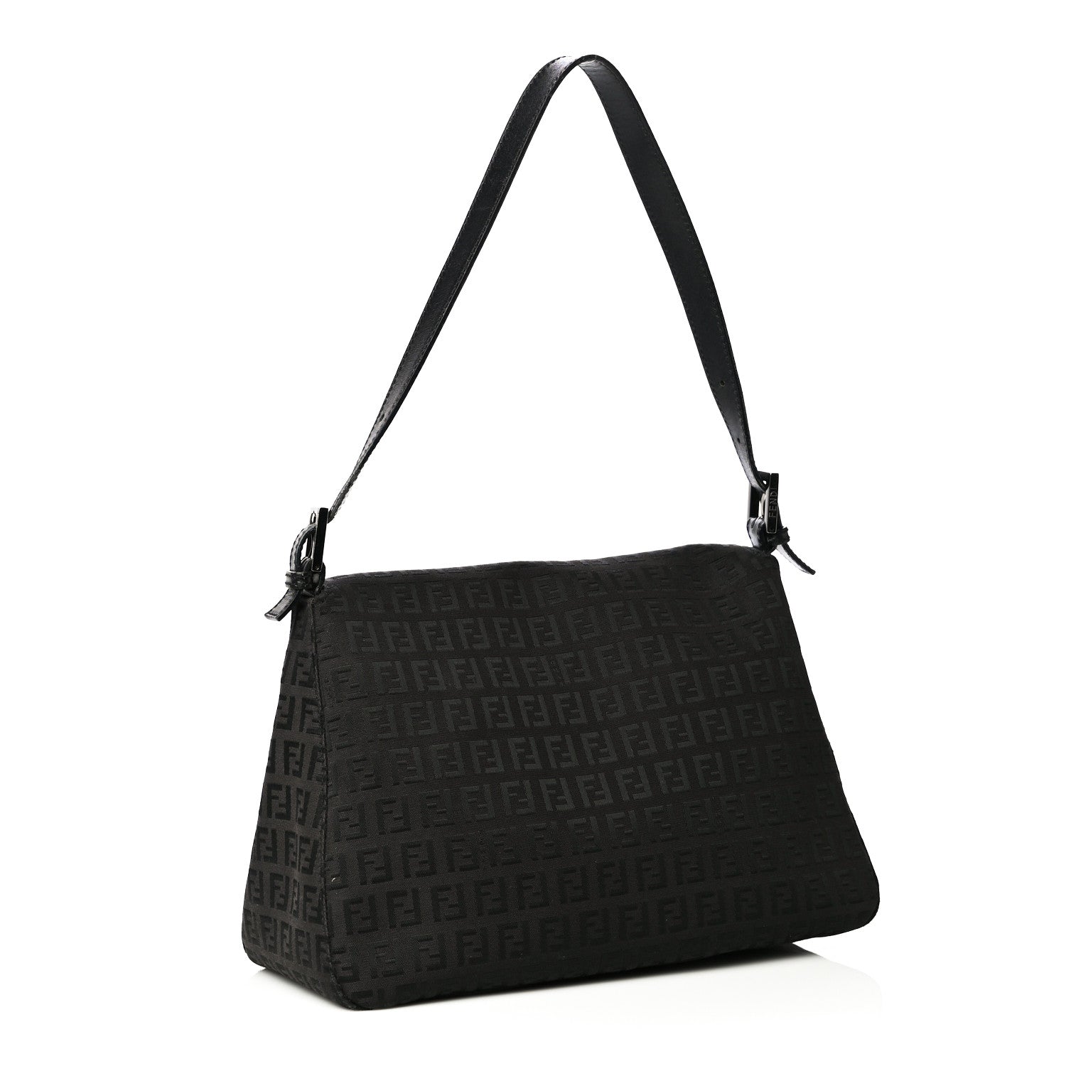Fendi Zucchino Mama Baguette Black 2 of 16