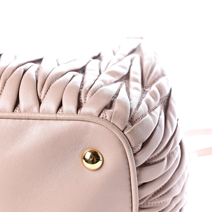 Miu Miu Nappa Matelasse Tote Cammeo 12 of 16