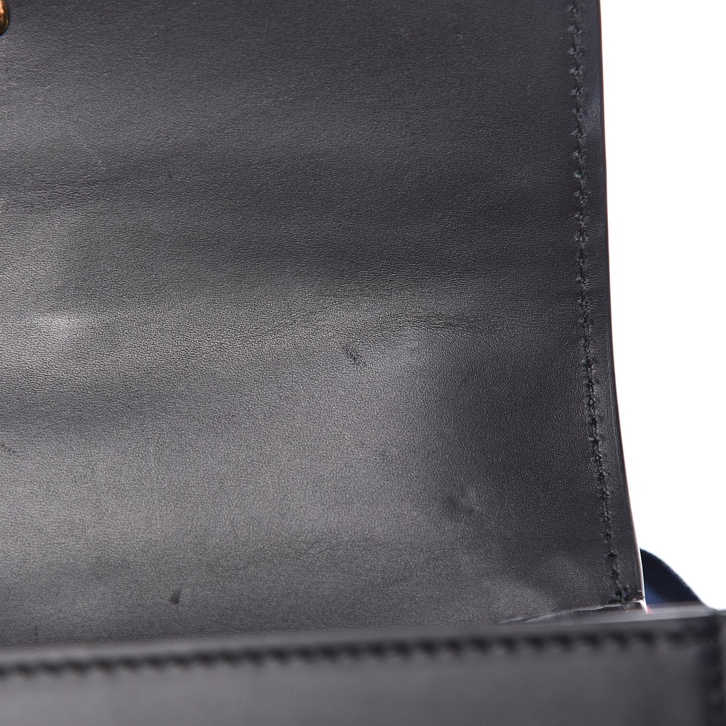 Calfskin Mini Sylvie Chain Shoulder Bag Black
