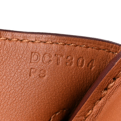 Hermes Swift Epsom Tressage Birkin 30 Gold Bleu de Nord Bleu Indigo 7 of 9