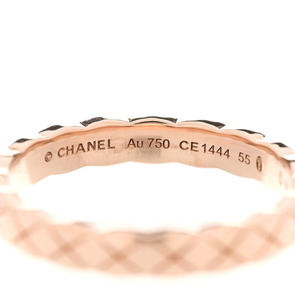 Chanel 18K Beige Gold Mini Coco Crush Ring 55 7.25 4 of 6