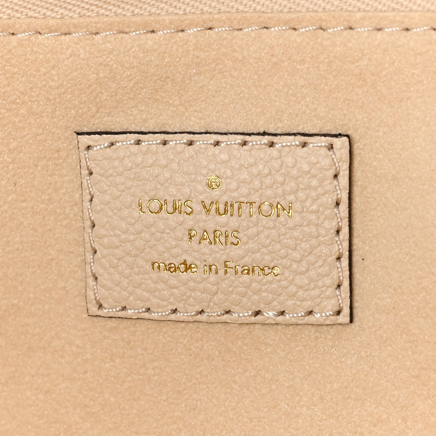 Louis Vuitton Empreinte Monogram Giant Neverfull MM Cream 6 of 8