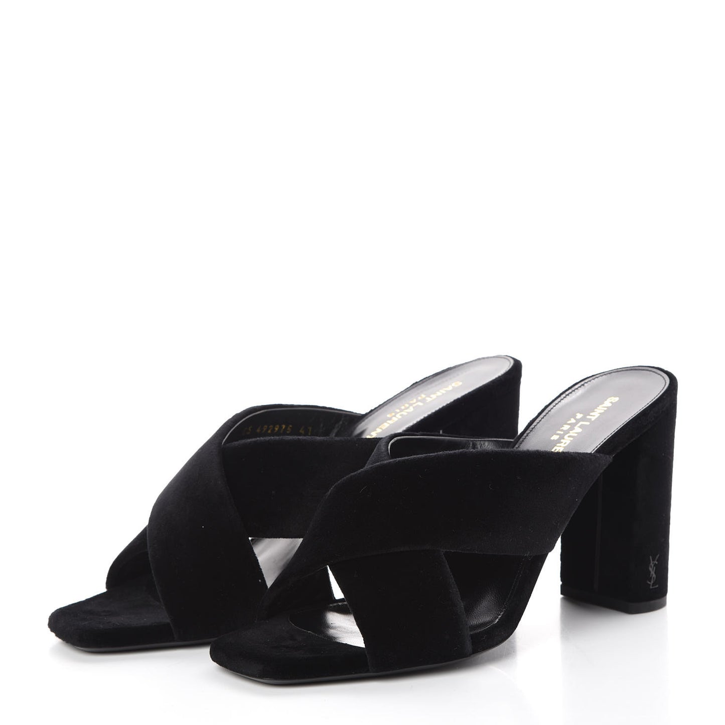 Velvet LouLou 95 Mules 41 Black