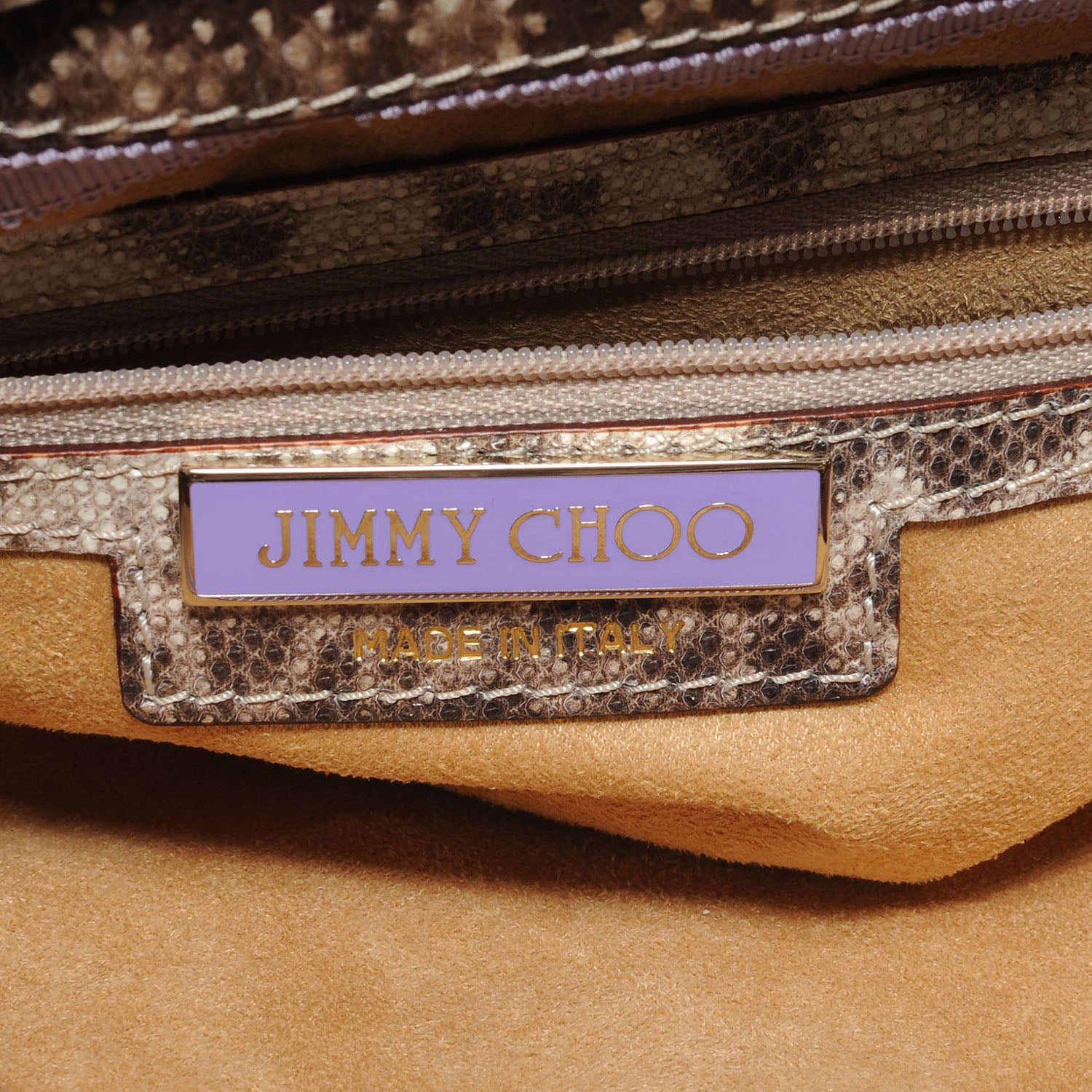 Jimmy Choo Watersnake Ramona Natural 6 of 6