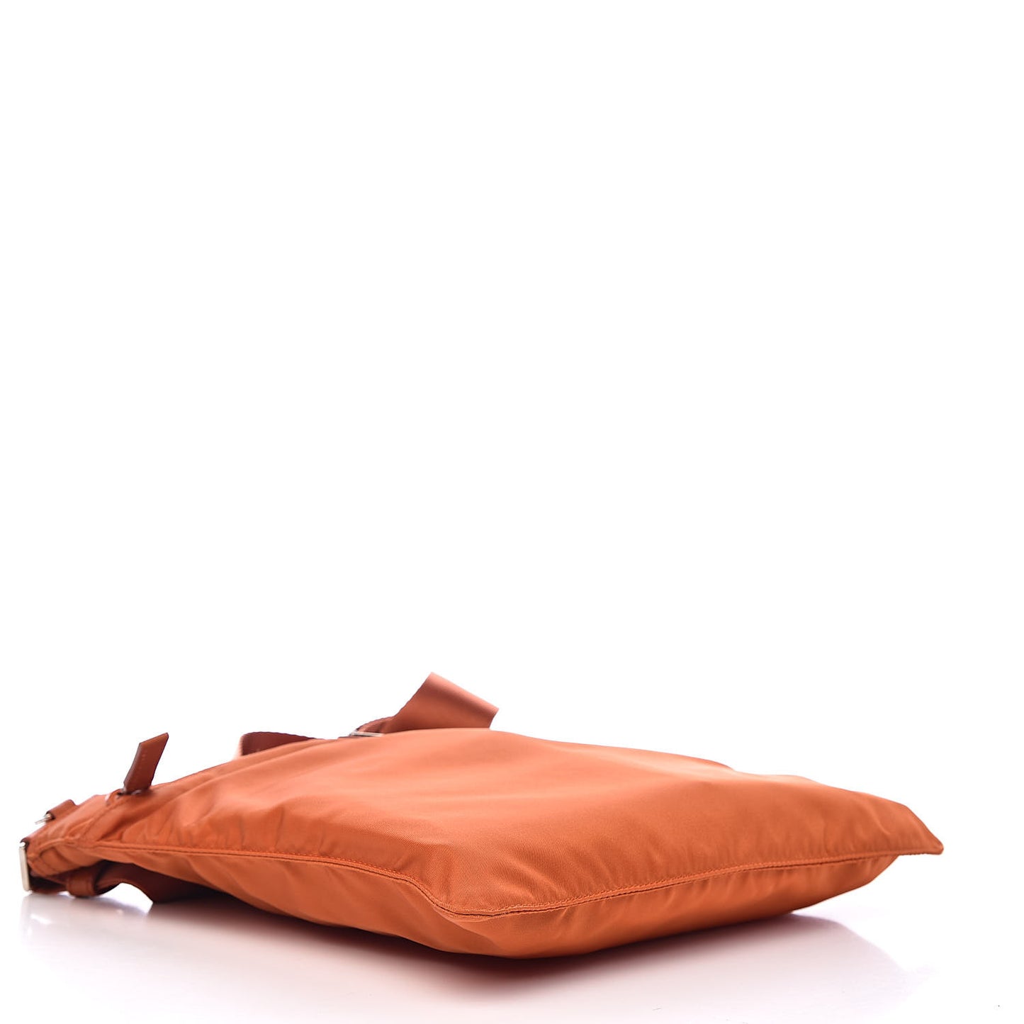 Nylon Vela Flat Messenger Bag Papaya